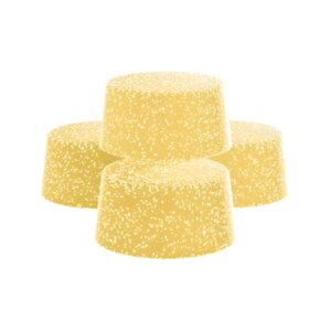 Ginger Ale Lemonade CBD Gummies, BIGGIES 10:1 CBD:THC Chews, Even Cannabis Edibles, Vegan CBD THC Gummies, Rapid Onset Cannabis Chews, Ginger Lemonade THC Edibles, Hybrid CBD THC Gummies