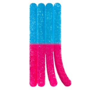 Sour Razzy Pink Lemonade CBG THC gummies