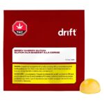 Berry Cherry Glitch THC Gummy, Drift Edibles, 10mg THC Gummy, Hybrid THC Soft Chew, Sweet Berry Cannabis Edible, Tangy Cherry THC Gummy, Single-Serve THC Gummy