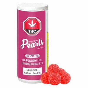 Red Razzleberry CBG CBD THC gummies